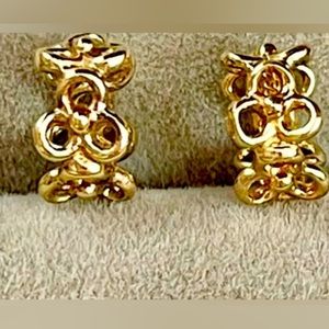 Retired Pandora 14k Yellow Gold Trinity Spacers.